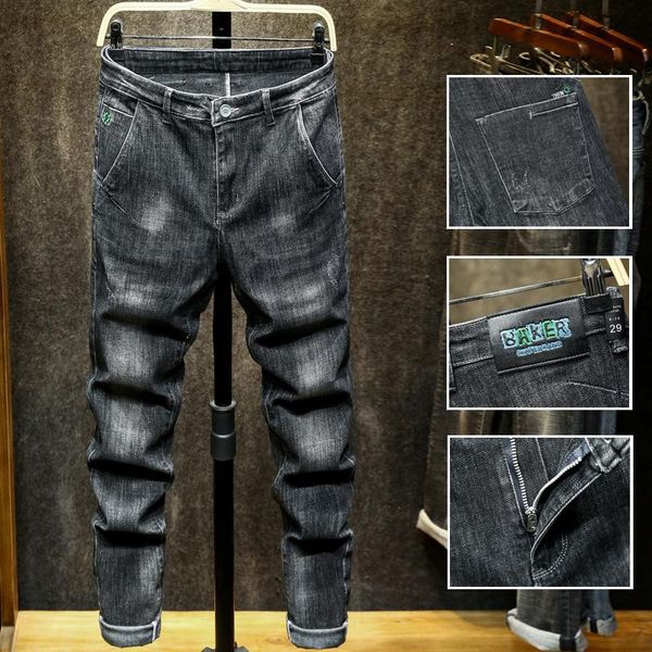 men's jeans 2021 autumn and winter brand high-quality slim-fit denim classic trend style embroidery young fitted, Blue
men's jeans 2021 autumn and winter brand high-quality slim-fit denim classic trend style embroidery young fitted, Blue