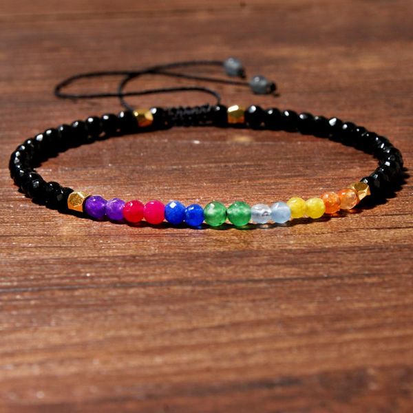 beaded, strands moon girl 7 colors lucky chakra natural stone simple bracelet beads adjustable crystal bohemia prayer bracelets, Black
beaded, strands moon girl 7 colors lucky chakra natural stone simple bracelet beads adjustable crystal bohemia prayer bracelets, Black