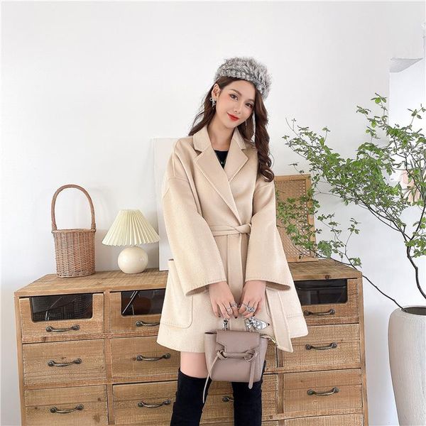 women's wool & blends 2021 autumn and winter double-sided coat female korean version short doll collar cashmere woolen in stock x047, Black
women's wool & blends 2021 autumn and winter double-sided coat female korean version short doll collar cashmere woolen in stock x047, Black