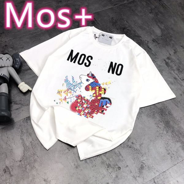 luxury design chaopai moss family spring and summer dream unicorn colorful printing short sleeve casual loose round neck t-shirt, White
luxury design chaopai moss family spring and summer dream unicorn colorful printing short sleeve casual loose round neck t-shirt, White