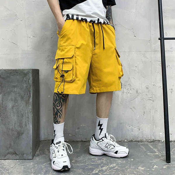 yellow red black techwear cargo shorts man harajuku casual hip hop shorts multi pockets drawstring short homme h1210, White;black
yellow red black techwear cargo shorts man harajuku casual hip hop shorts multi pockets drawstring short homme h1210, White;black