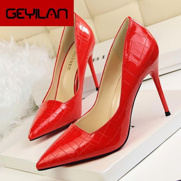 dress shoes fashion women high heels pumps patent leather ladies stiletto wedding, Black
dress shoes fashion women high heels pumps patent leather ladies stiletto wedding, Black
