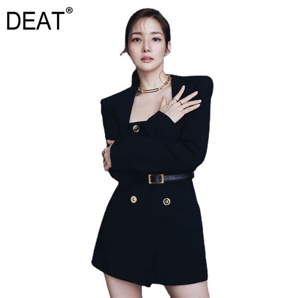 spring and summer fashion women clothes square collar full sleeves double breasted slim high waist dress wp84501l 210421, Black;gray
spring and summer fashion women clothes square collar full sleeves double breasted slim high waist dress wp84501l 210421, Black;gray