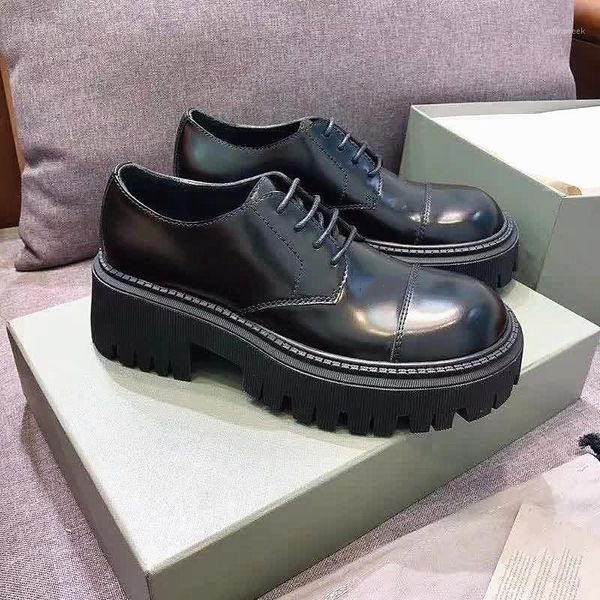 classic fashion ladies boots thick bottom lace up all-match increase comfortable british style heel round toe1, Black
classic fashion ladies boots thick bottom lace up all-match increase comfortable british style heel round toe1, Black