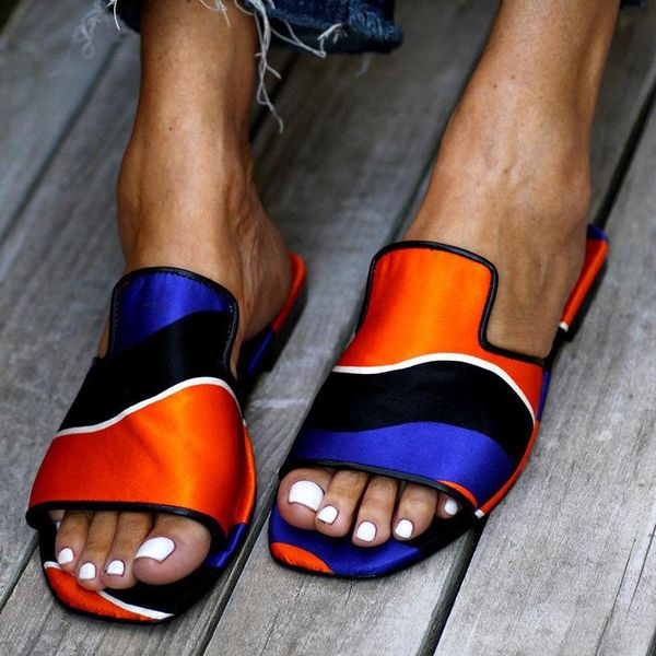 women mixed color slippers ladies summer woman casual silk flat comfort slip on shoes fashion open toe drop, Black
women mixed color slippers ladies summer woman casual silk flat comfort slip on shoes fashion open toe drop, Black