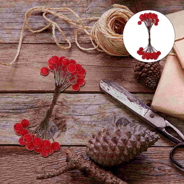 decorative flowers & wreaths 200 pcs christmas simulation berry ornament double head berries decor
decorative flowers & wreaths 200 pcs christmas simulation berry ornament double head berries decor