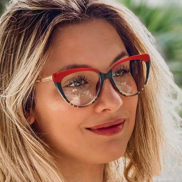 metal spring leg cat frame blue light proof glasses with myopia tr90 flat lens for female fashion sunglasses frames, Black
metal spring leg cat frame blue light proof glasses with myopia tr90 flat lens for female fashion sunglasses frames, Black