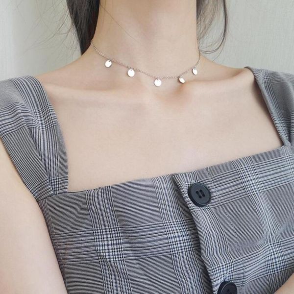boho choker necklaces for women collares 2021, 925 sterling silver rounds tassel necklace short fashion jewellery colar chokers, Golden;silver
boho choker necklaces for women collares 2021, 925 sterling silver rounds tassel necklace short fashion jewellery colar chokers, Golden;silver