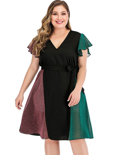 Plus size Dresses Hy88145# Large, Pink