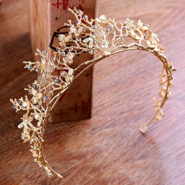 hair clips & barrettes gold color crystal crowns bride tiara fashion queen for wedding crown headpiece branches dragonflies jewelry, Golden;silver
hair clips & barrettes gold color crystal crowns bride tiara fashion queen for wedding crown headpiece branches dragonflies jewelry, Golden;silver
