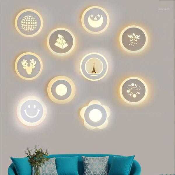 wall lamp personalized simple multi-clock round acrylic led creative light bedside of the indoor porch corridor aisle1
wall lamp personalized simple multi-clock round acrylic led creative light bedside of the indoor porch corridor aisle1