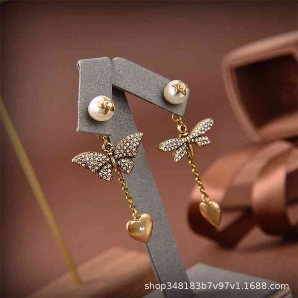 70% off outlet online family full diamond butterfly earrings medium length silver needle
70% off outlet online family full diamond butterfly earrings medium length silver needle