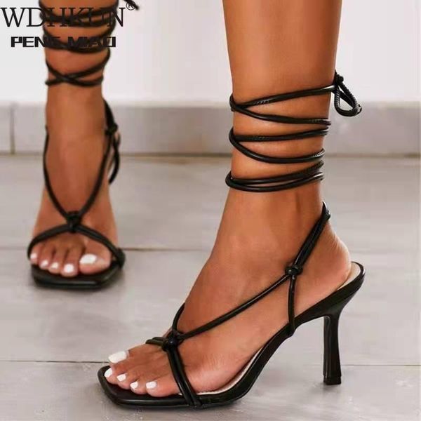 sandals wdhkun 9cm high heels femmes sandales cross-tied ankle strap summer shoes women 2021 female party pumps, Black
sandals wdhkun 9cm high heels femmes sandales cross-tied ankle strap summer shoes women 2021 female party pumps, Black