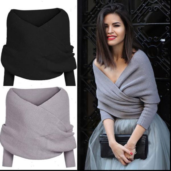 fashion womens sweaters winter women long sleeve loose solid cross knitted sweater jumper knitwear outwear coat clothing, White;black
fashion womens sweaters winter women long sleeve loose solid cross knitted sweater jumper knitwear outwear coat clothing, White;black