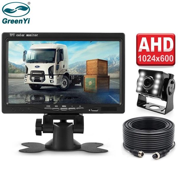 car video greenyi truck spare camera night vision waterproof belt 1024 * 600ahd 7" screen vehicle rear view monitor for trailer /pickup
car video greenyi truck spare camera night vision waterproof belt 1024 * 600ahd 7" screen vehicle rear view monitor for trailer /pickup