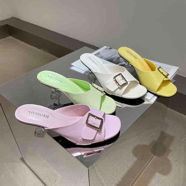 sandals open toe women slippers belt design clear high heels white/pink/yellow/green summer slides fashion shoes woman size 39 ymj, Black
sandals open toe women slippers belt design clear high heels white/pink/yellow/green summer slides fashion shoes woman size 39 ymj, Black