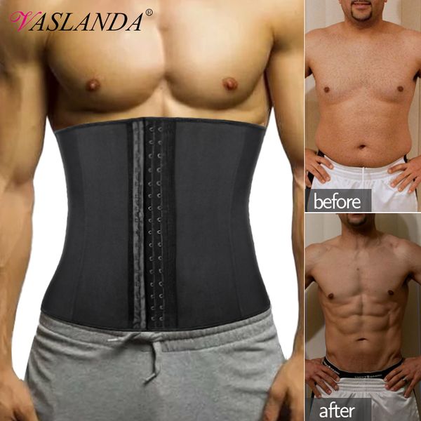 men latex waist trainer cincher sauna sweat belt fitness girdle for weight loss fat burning body shaper workout modeling strap
men latex waist trainer cincher sauna sweat belt fitness girdle for weight loss fat burning body shaper workout modeling strap