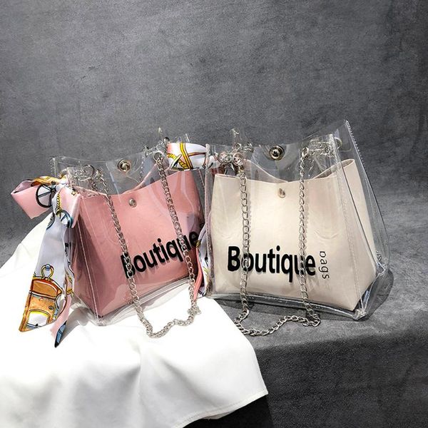 fashion trend ladies transparent women's personlity shoulder messenger hand bag beach casual street shopping cosmetic bags & cases
fashion trend ladies transparent women's personlity shoulder messenger hand bag beach casual street shopping cosmetic bags & cases