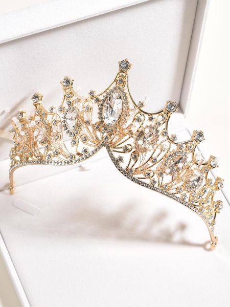hair clips & barrettes bridal crowns elegant tiara rhinestone inlaid luxurious accessories for women girls wedding prom birthday party, Golden;silver
hair clips & barrettes bridal crowns elegant tiara rhinestone inlaid luxurious accessories for women girls wedding prom birthday party, Golden;silver
