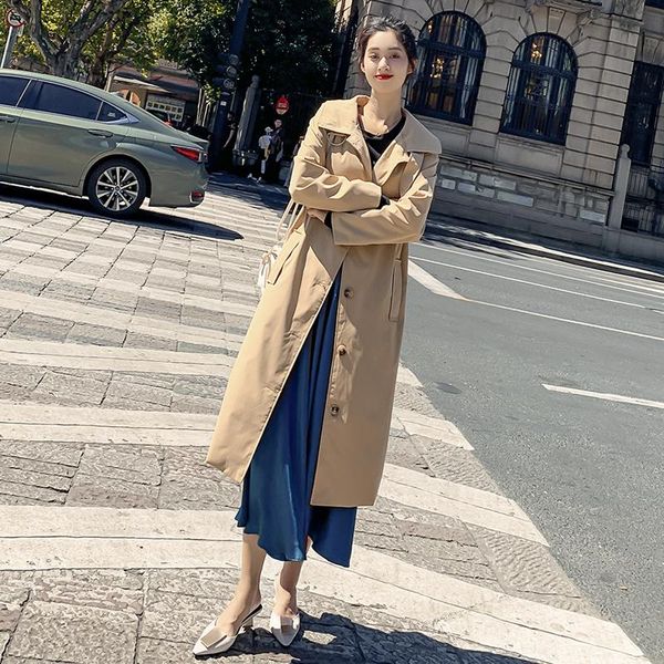 women's trench coats autumn casual women coat korean trenchcoat baggy windbreaker female oversize raincoat long casaco feminino mujer, Tan;black
women's trench coats autumn casual women coat korean trenchcoat baggy windbreaker female oversize raincoat long casaco feminino mujer, Tan;black