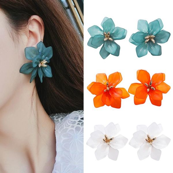 stud hyperbole flower earrings women acrylic big white orange blue holiday 2021 design exaggerated resin, Golden;silver
stud hyperbole flower earrings women acrylic big white orange blue holiday 2021 design exaggerated resin, Golden;silver