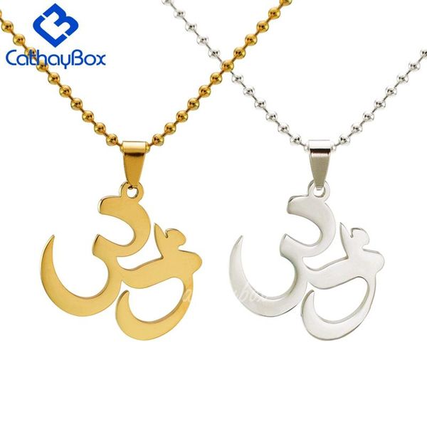 pendant necklaces yoga aum om hinduism necklace gold silver color men women stainless steel jewelry chain 60cm
pendant necklaces yoga aum om hinduism necklace gold silver color men women stainless steel jewelry chain 60cm