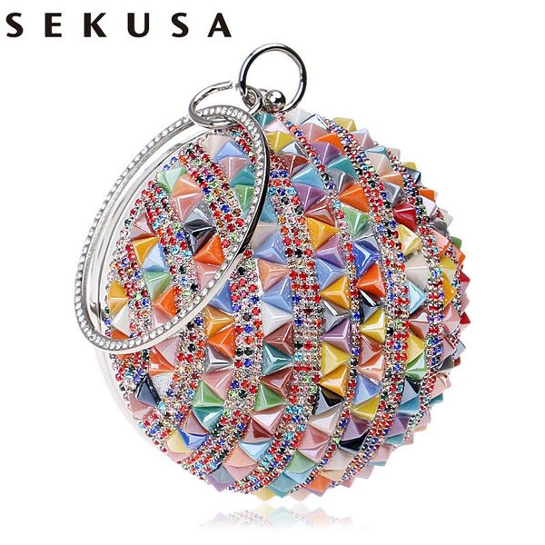 clutch bags sekusa ceramics beaded women clutches diamonds rivet fashion round lady evening crystal wedding party bridal purse
clutch bags sekusa ceramics beaded women clutches diamonds rivet fashion round lady evening crystal wedding party bridal purse