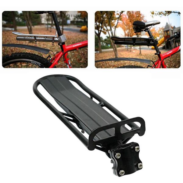 20kg bicycle luggage carrier bike rack aluminum alloy cargo rear shelf cycling seatpost bag holder stand install tools #t2g car & truck rack 
20kg bicycle luggage carrier bike rack aluminum alloy cargo rear shelf cycling seatpost bag holder stand install tools #t2g car & truck rack