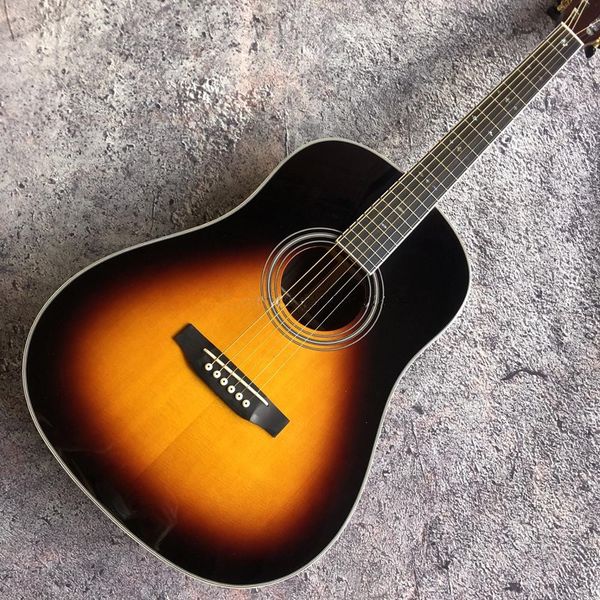 in stock, j45 guitar solid wood body, spruce wooden back and side panels, sun color, classic head, hipping
in stock, j45 guitar solid wood body, spruce wooden back and side panels, sun color, classic head, hipping