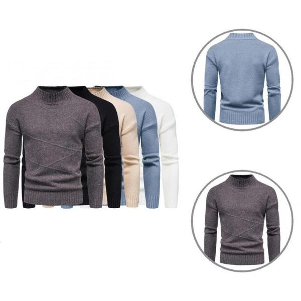 men's sweaters elastic simple men ribbed cuff stripe solid color bottoming sweater streetwear, White;black
men's sweaters elastic simple men ribbed cuff stripe solid color bottoming sweater streetwear, White;black