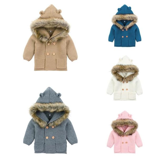 jackets autumn winter toddler boys girls fashion warm hooded fur collar knitted jacket children's, Blue;gray
jackets autumn winter toddler boys girls fashion warm hooded fur collar knitted jacket children's, Blue;gray
