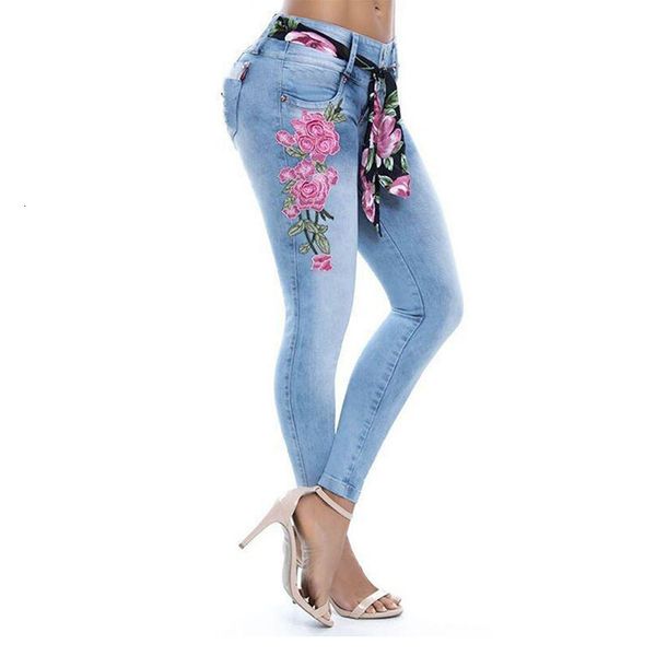 women's jeans casual embroidered women high waist pencil denim pants spring ripped hole slim fit skinny plus size od1r, Blue
women's jeans casual embroidered women high waist pencil denim pants spring ripped hole slim fit skinny plus size od1r, Blue