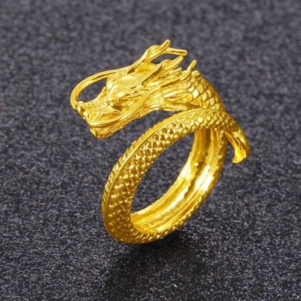 wedding rings gold color dragon ring men women opening couple adjustable engagement jewelry, Slivery;golden
wedding rings gold color dragon ring men women opening couple adjustable engagement jewelry, Slivery;golden