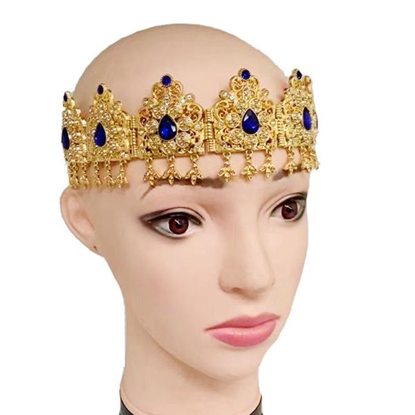 hair clips & barrettes blue stone women chain gold plating metal tassels bridal jewelry arabic muslim wedding accessories headband, Golden;silver
hair clips & barrettes blue stone women chain gold plating metal tassels bridal jewelry arabic muslim wedding accessories headband, Golden;silver