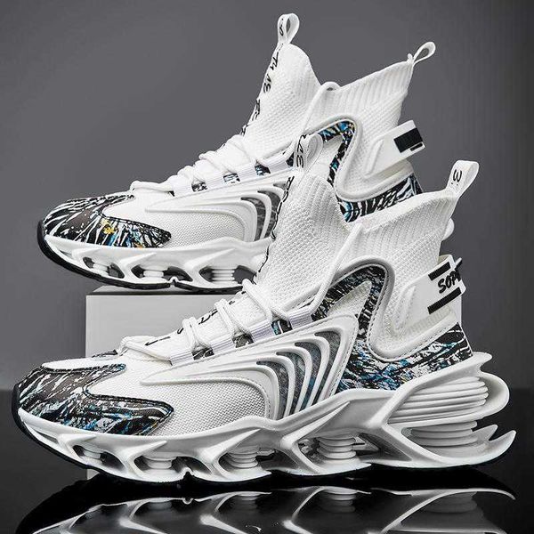 men's sho 2021 summer breathable national tide high basketball large running shock-absorbing