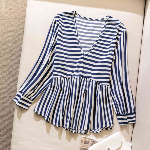plus size dresses hy365054# loose large long sleeve t-shirt stripe stitching pleated casual top
plus size dresses hy365054# loose large long sleeve t-shirt stripe stitching pleated casual top