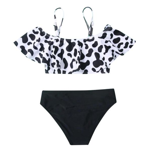 cow print girl swimsuit two piece bikini set toddler baby gir swimwear watermelon striped bathing suit beachwear 2021 one-pieces, Black
cow print girl swimsuit two piece bikini set toddler baby gir swimwear watermelon striped bathing suit beachwear 2021 one-pieces, Black