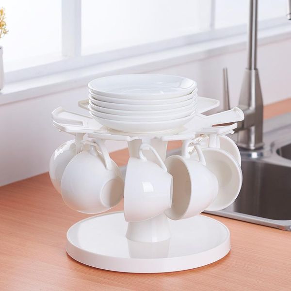 kitchen storage & organization multi function rotating rack organizer plastic mugs plates holder hanger white household rangement shelf
kitchen storage & organization multi function rotating rack organizer plastic mugs plates holder hanger white household rangement shelf
