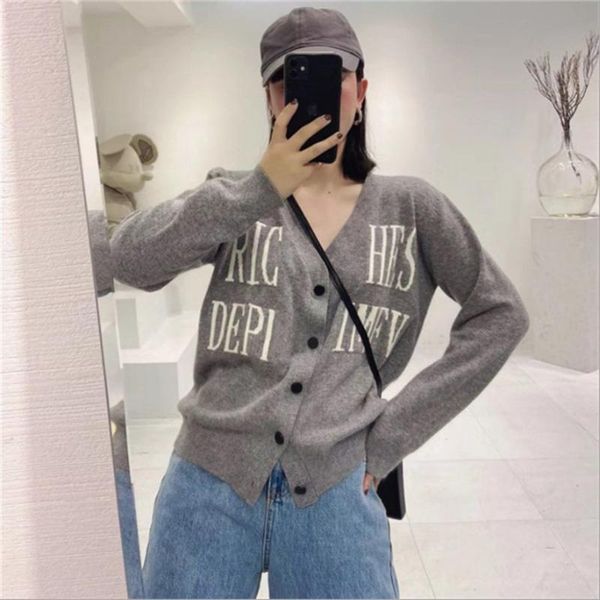 women's knits & tees juice snow 2021 women spring and summer loose letters printings knitted cardigan all-match thin v-neck casual west, White
women's knits & tees juice snow 2021 women spring and summer loose letters printings knitted cardigan all-match thin v-neck casual west, White