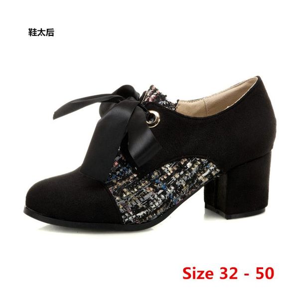 dress shoes square high heels women scarpin office lady heel woman pumps small big size 32 - 50, Black
dress shoes square high heels women scarpin office lady heel woman pumps small big size 32 - 50, Black