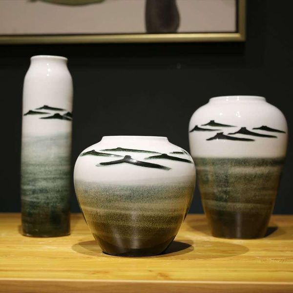 vases home decorative landscape zen glazed vase decoration modern ceramic flower pot for el
vases home decorative landscape zen glazed vase decoration modern ceramic flower pot for el