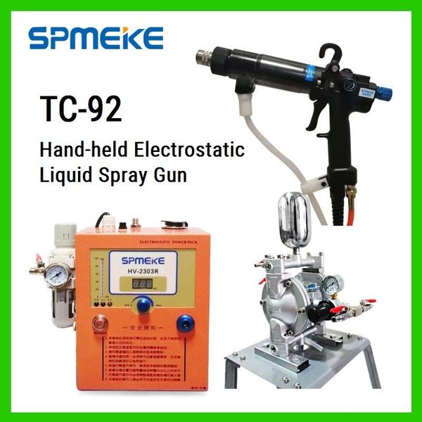 professional spray guns spmeke tc-92 hand-held electrostatic liquid gun,hv-2303r high voltage generator,electrostatic nozzle
professional spray guns spmeke tc-92 hand-held electrostatic liquid gun,hv-2303r high voltage generator,electrostatic nozzle