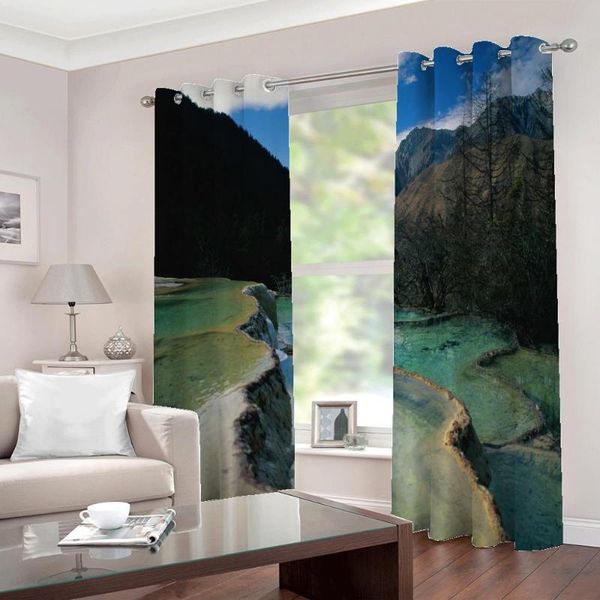 curtain & drapes customizable any size lake mountain stream background window curtains for living room bedroom half-blackout sets
curtain & drapes customizable any size lake mountain stream background window curtains for living room bedroom half-blackout sets