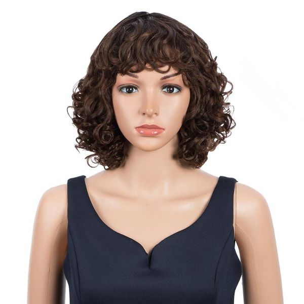 synthetic wigs nature wig cosplay afro kinky curly hair soft bob bangs brown fake high temperature fiber for black women
synthetic wigs nature wig cosplay afro kinky curly hair soft bob bangs brown fake high temperature fiber for black women