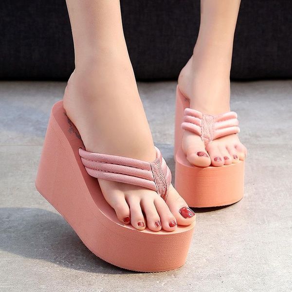 slippers women platform wedges summer shoes casual fashion female outside beach woman sandals high heel flip flops, Black
slippers women platform wedges summer shoes casual fashion female outside beach woman sandals high heel flip flops, Black