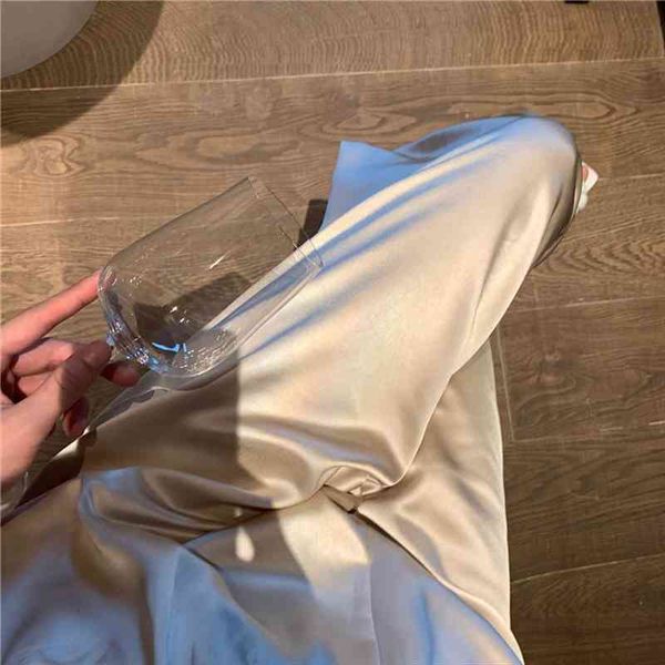 amp loose casual elastic womens capri high waist satin wide leg women clothing wild streetwear pantalones mujer fashion, Black;white
amp loose casual elastic womens capri high waist satin wide leg women clothing wild streetwear pantalones mujer fashion, Black;white