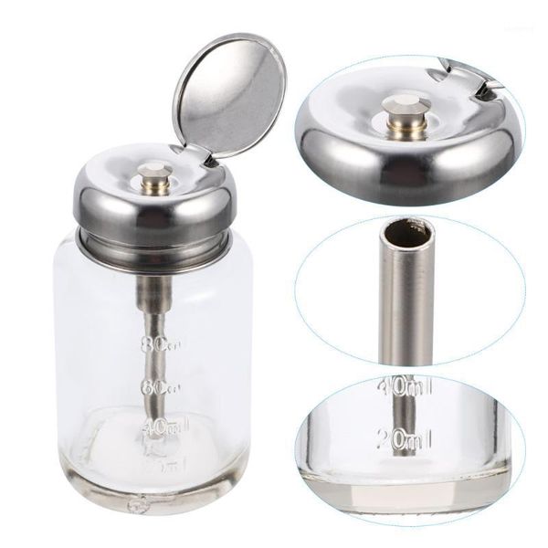 100ml clear glass pump alcohol bottle dispenser cosmetic portable storage bottles & jars
100ml clear glass pump alcohol bottle dispenser cosmetic portable storage bottles & jars