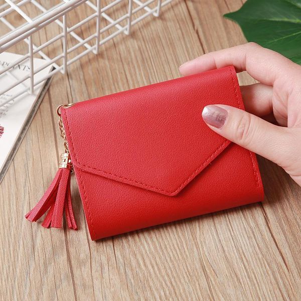 cute korean fashion women tassel hasp mini wallet bank card case coin purse credit id holders cover bag xb237, Red;black
cute korean fashion women tassel hasp mini wallet bank card case coin purse credit id holders cover bag xb237, Red;black
