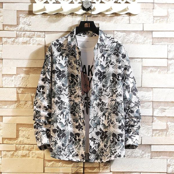men's casual shirts 2021 autumn spring clothes chinese white slim fit shirt men long sleeves blouse oversize for man, White;black
men's casual shirts 2021 autumn spring clothes chinese white slim fit shirt men long sleeves blouse oversize for man, White;black