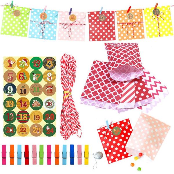 gift wrap 24pcs/set christmas bag colorful dots wave biscuit candy happy baking wrapping paper home decoration
gift wrap 24pcs/set christmas bag colorful dots wave biscuit candy happy baking wrapping paper home decoration